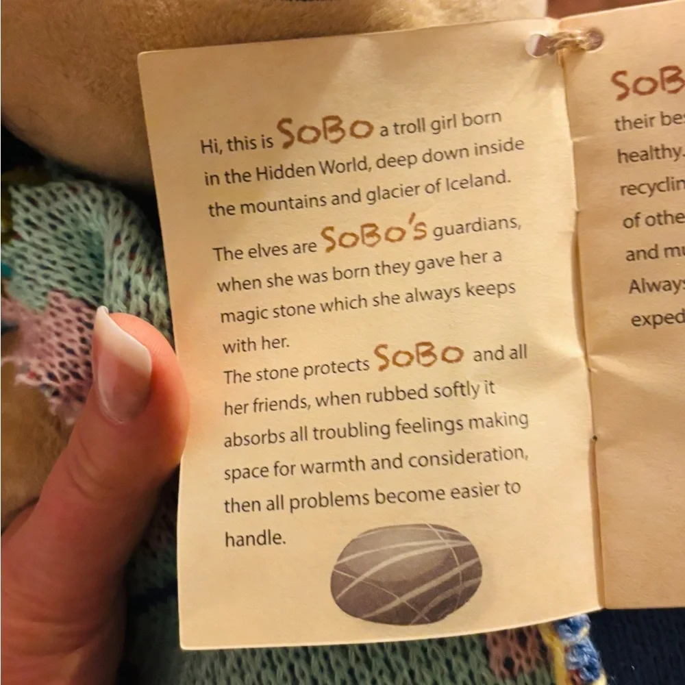 Sobo Colorful Patchwork Troll Doll - Picture 6 of 9